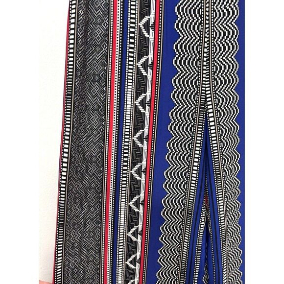 Attitudes By Renee Geometric Design Pants Size Medium Pull On - Picture 3 of 5